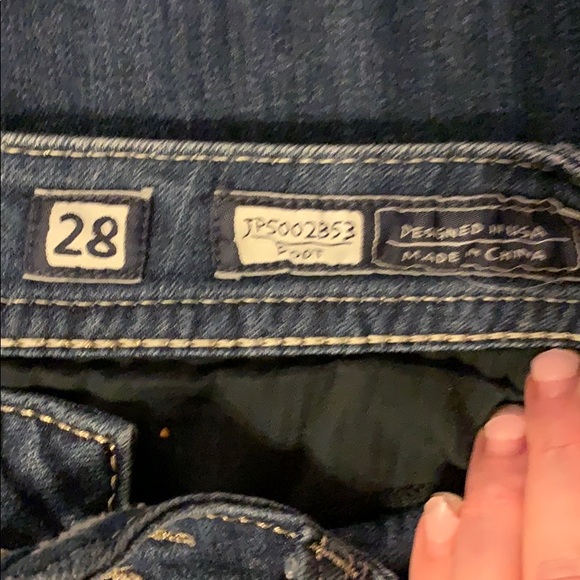 Rhinestone Miss Me Jeans Size 28 Fabulous! - Picture 7 of 8